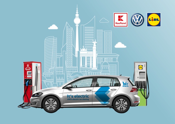 Gemeinsam urbane Mobilität gestalten: Lidl und Kaufland starten strategische Partnerschaft mit Volkswagen Ausbau der E-Ladeinfrastruktur in Berlin als Win-Win-Situation für Kunden und Partner