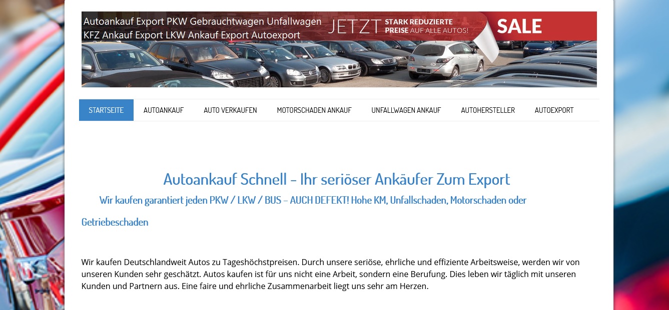 Autoankauf in ganz Deutschland