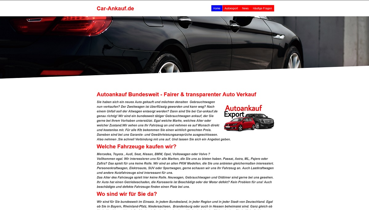 Autoankauf Kalbach – Ankauf aller Marken und Modelle