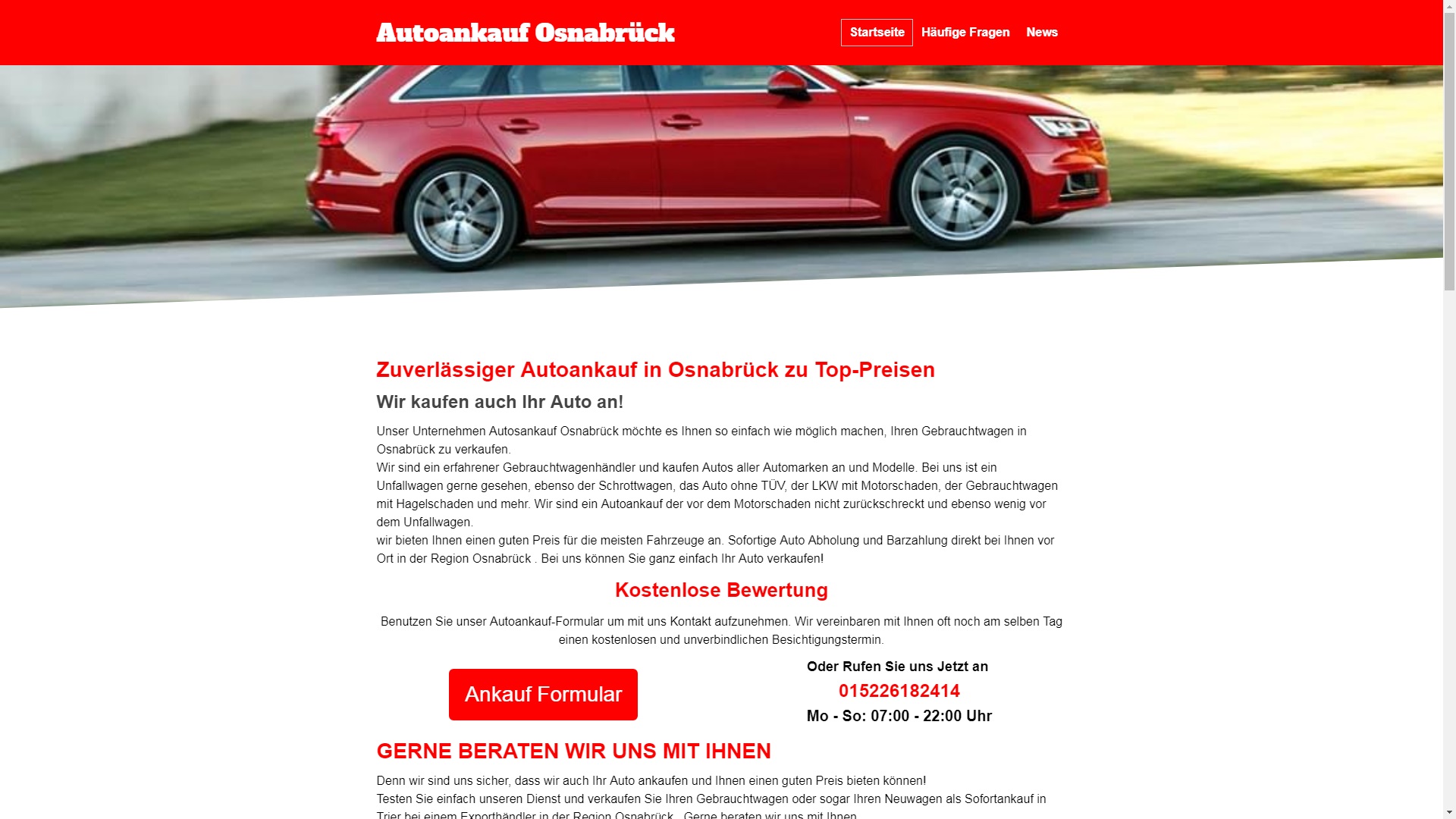 Autoankauf Osnabrück kauf Ihr Gebrauchtwagen zum Top Preis