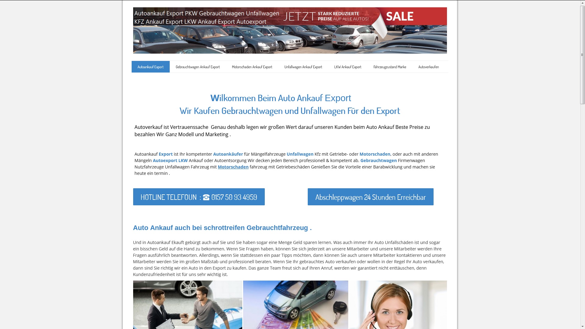 Man verkauft sein – unter Umständen schadhaftes – Fahrzeug an Kfz-Ankauf-Export Lüdenscheid