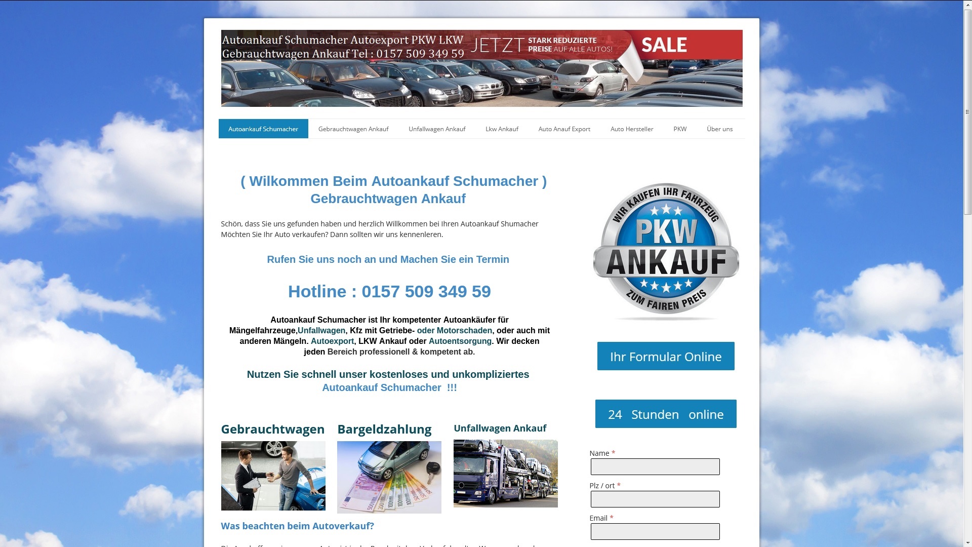 Autoankauf Nordhausen ist mit 15 Jahren Erfahrung Profi in Sachen PKW-Ankauf